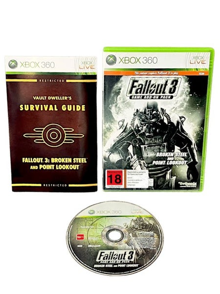 Fallout 3: Broken Steel & Point Lookout Game Add-On Pack (Xbox 360) *RARE* Carousel 1