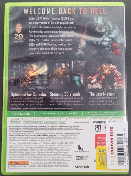 DOOM 3 BFG Edition Xbox 360 Game Carousel 4