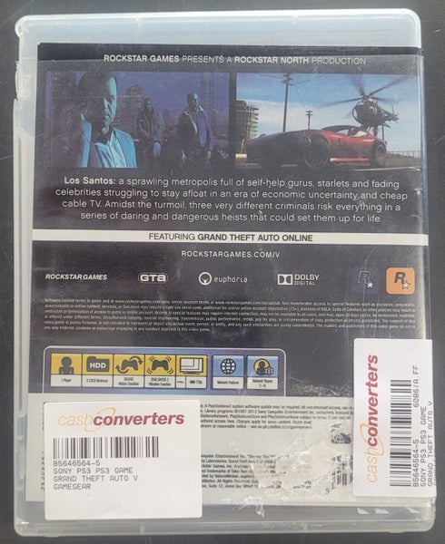 Grand Theft Auto V PS3 Game Carousel 4