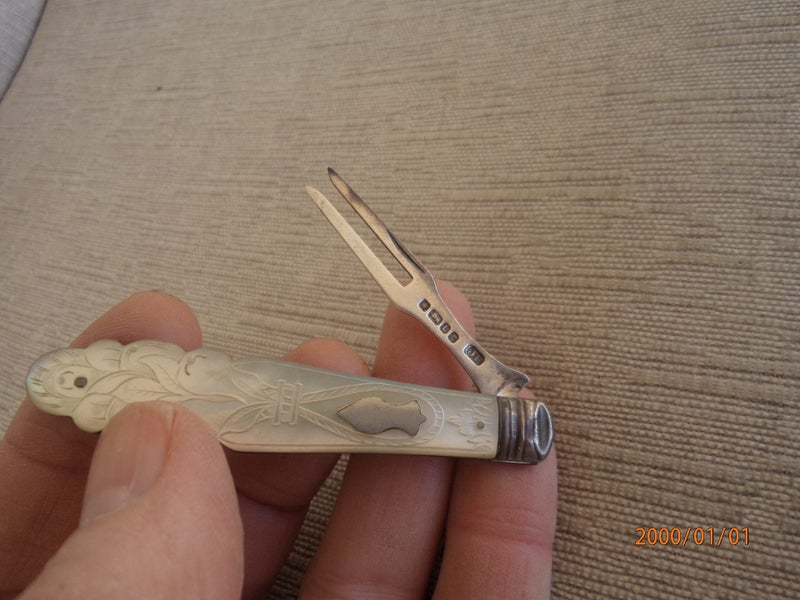 Victorian Sterling Silver Pocket Fork Carousel 1