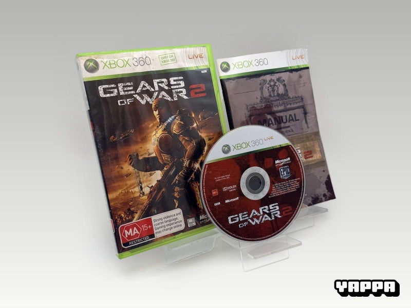 Xbox 360 • Gears of War 2 Artwork Damage • CIB Carousel 1