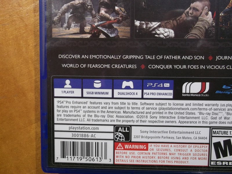 God of War - PS4 Game - Excellent Condition Carousel 4