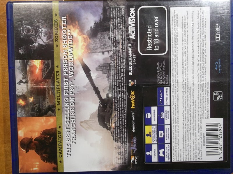 Call of Duty WWII - PS4 Game - VG Condition Carousel 5