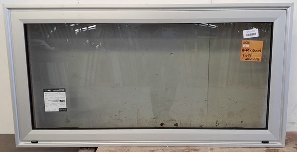 New Silver Double Glazed Awning Window H610 x W1200 DR15775 Carousel 1