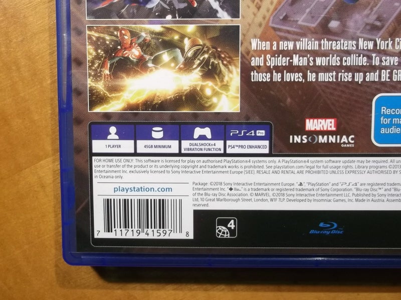 Marvel Spider-Man - PS4 Game - Excellent Condition Carousel 4