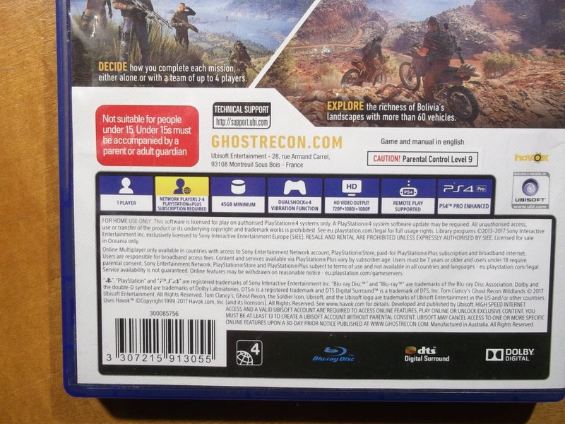 Tom Clancy's Ghost Recon Wildlands - PS4 Game - Excellent Condition Carousel 4