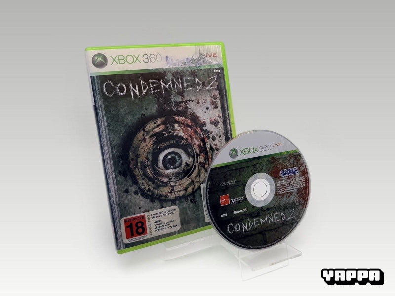 Xbox 360 • Condemned 2: Bloodshot Artwork Damage • CIB Carousel 1