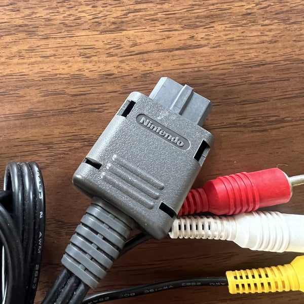 Official N64/GameCube/SNES AV Cable - Great Condition Carousel 2