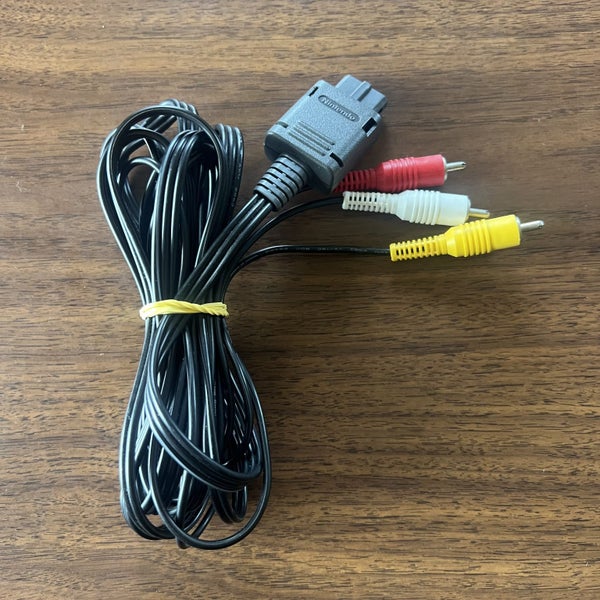 Official N64/GameCube/SNES AV Cable - Great Condition Carousel 1