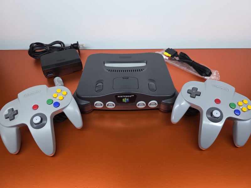 Nintendo N64 Console with Two Controllers Carousel 1