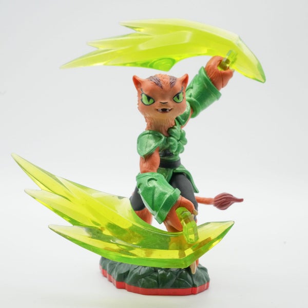 Skylanders Trap Team - Tuff Luck Trap Master - Life Element Red Base - Cat Tiger Carousel 2