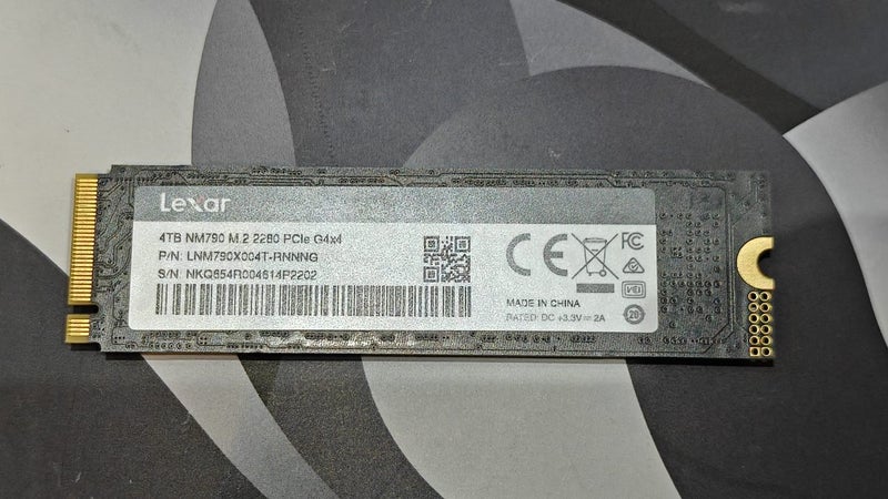 Lexar 4TB M.2 2280 PCIe Gen4x4 NVMe SSD Carousel 2