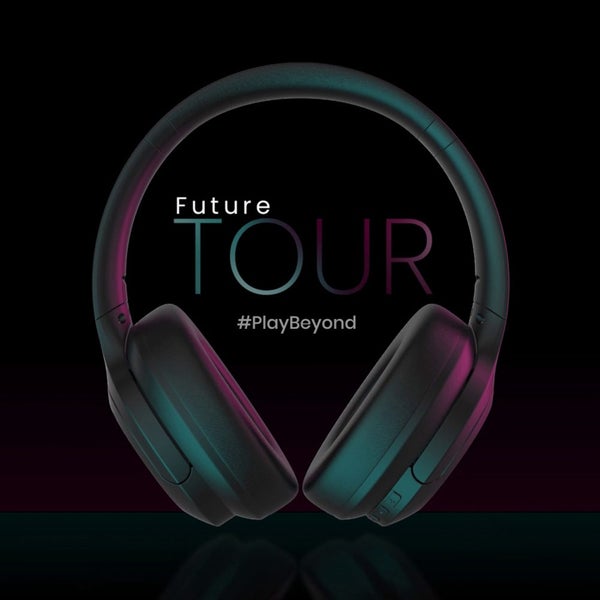 Hifuture FutureTour Active Noise Cancelling Bluetooth High Bass Headphones Black Carousel 2