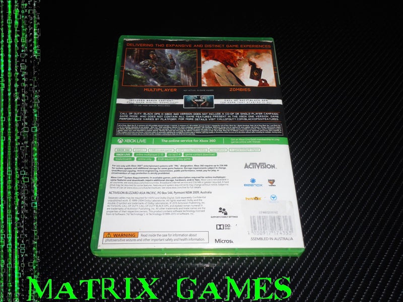 Call of Duty: Black Ops 2 & 3 (Xbox 360, 2012-2015) Carousel 2