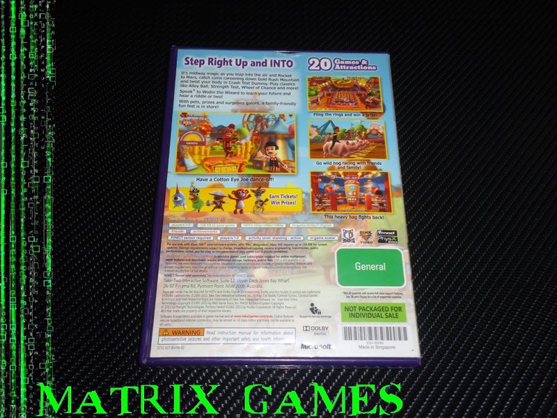 Carnival Games: In Action (Xbox 360, (2011)... Carousel 2