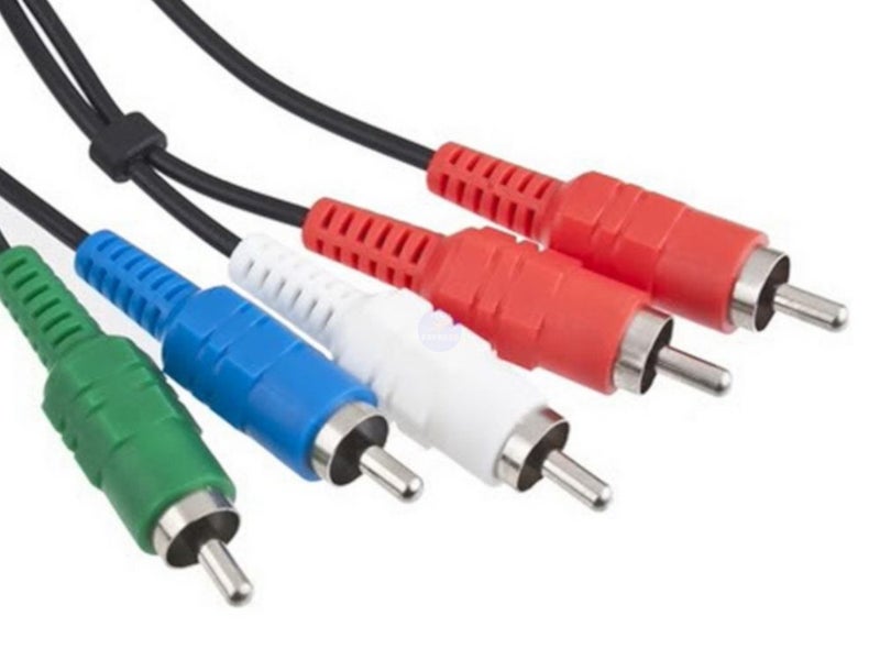 Playstation PS2 PS3 Slim RGB Component AV Audio Video HD TV cable cord lead Carousel 6