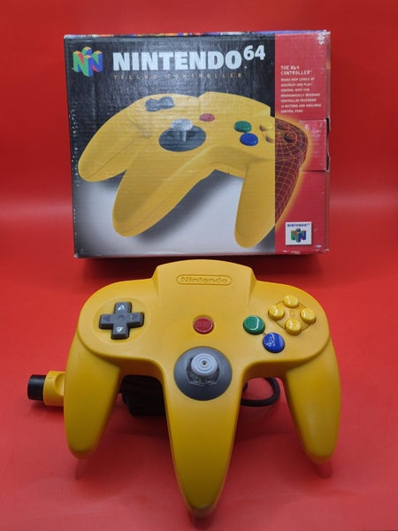 Nintendo 64 - Controller (Boxed - Yellow) Carousel 1