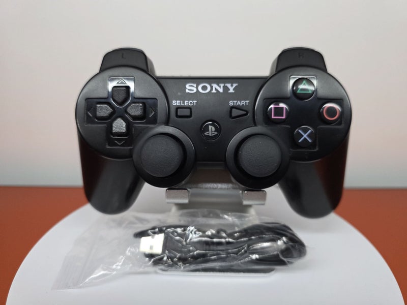 Official Sony PS3 DualShock 3 Wireless Controller with Brand New Charging Cable Carousel 1