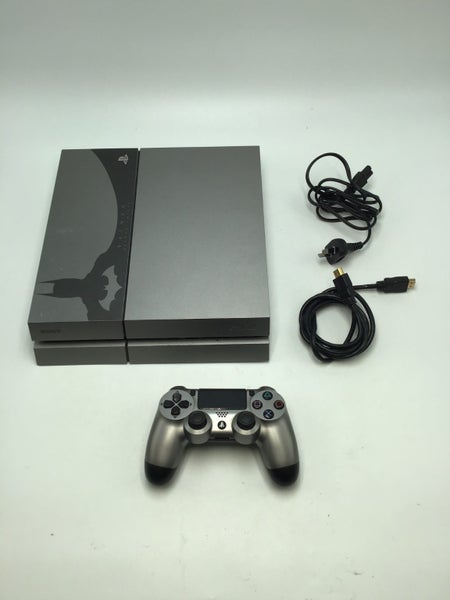 * 500GB Batman Arkham Knight Limited Edition PS4 Console w Controller & Cables * Carousel 1