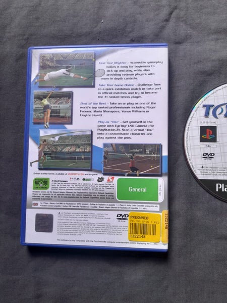 Top Spin Playstation 2 Carousel 2