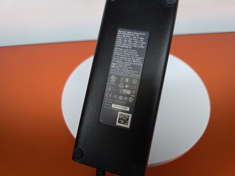 Official Microsoft Power Supply + NZ Cable for XBOX 360 E Console Carousel 2
