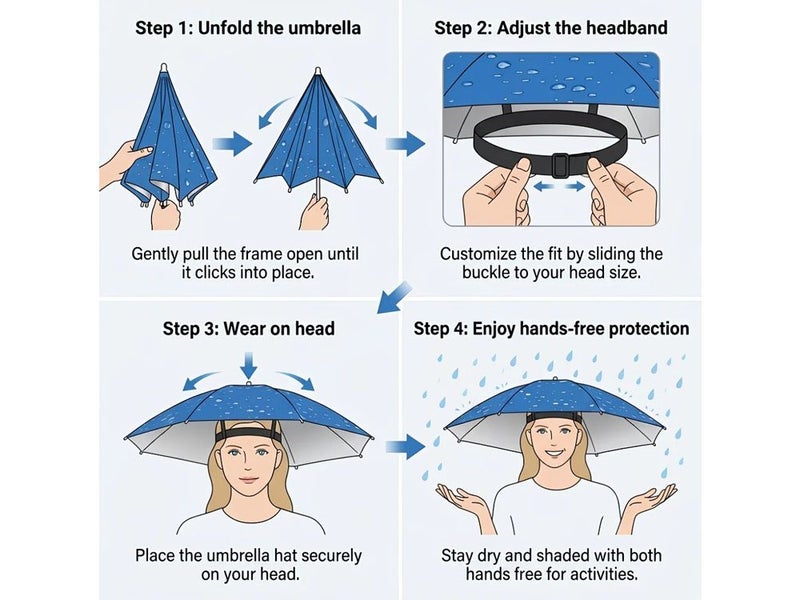 Umbrella Hat (Over Stocked) Now Carousel 11
