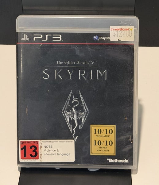 Skyrim PS3 PAL w/ Physical Map – $1 Reserve Carousel 1