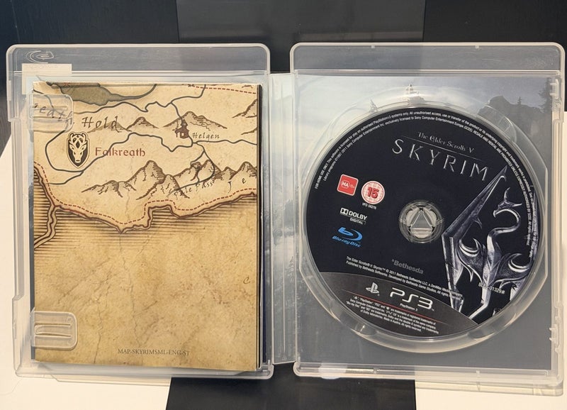 Skyrim PS3 PAL w/ Physical Map – $1 Reserve Carousel 3