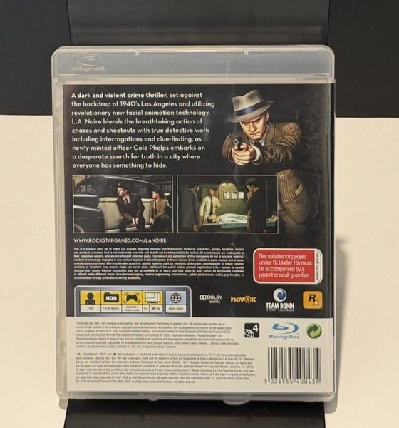 L.A. Noire PS3 PAL Complete with Manual – $1 Reserve Carousel 2
