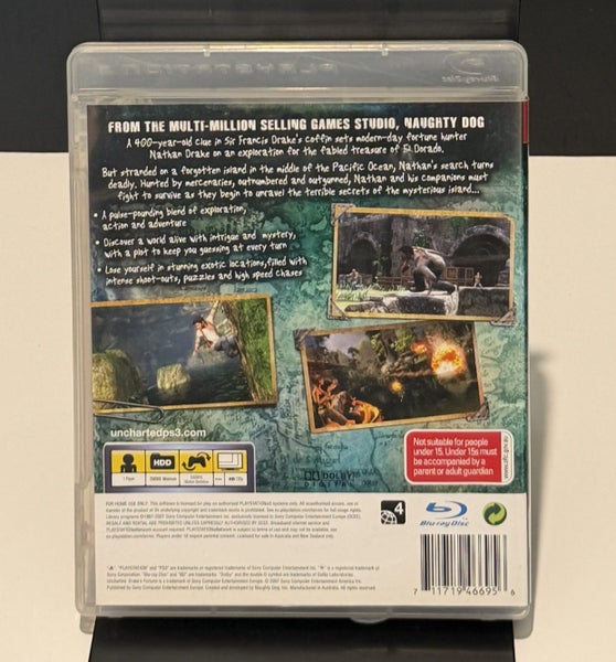 Uncharted Drake’s Fortune PS3 PAL Complete – $1 Reserve Carousel 2