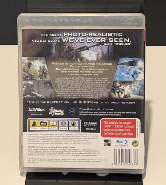 Call of Duty 4 Modern Warfare PS3 PAL Complete – $1 Reserve Carousel 2
