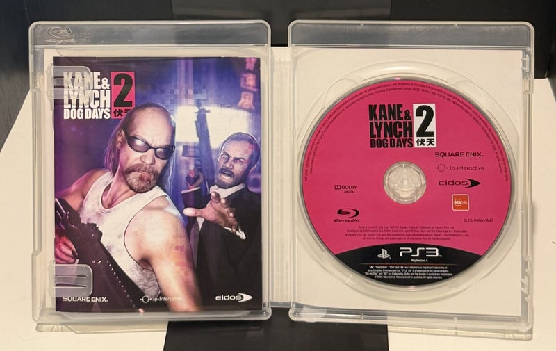 Kane & Lynch 2 Dog Days PS3 PAL w/ Manual – $1 Reserve Carousel 3