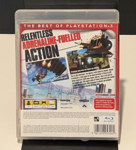 Just Cause 2 PS3 Essentials PAL w/ Manual – $1 Reserve Carousel 2