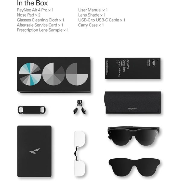 RayNeo Air 4 Pro AR Glasses Audio by Bang & Olufsen and HDR10 powered by Carousel 5