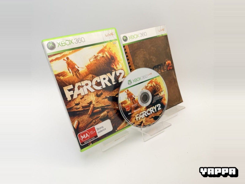 Xbox 360 • Far Cry 2 + Map • CIB Carousel 1