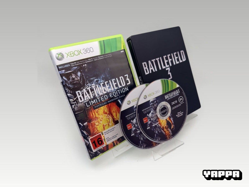 Xbox 360 • Battlefield 3 Limited Edition Physical Warfare Pack • CIB Carousel 1