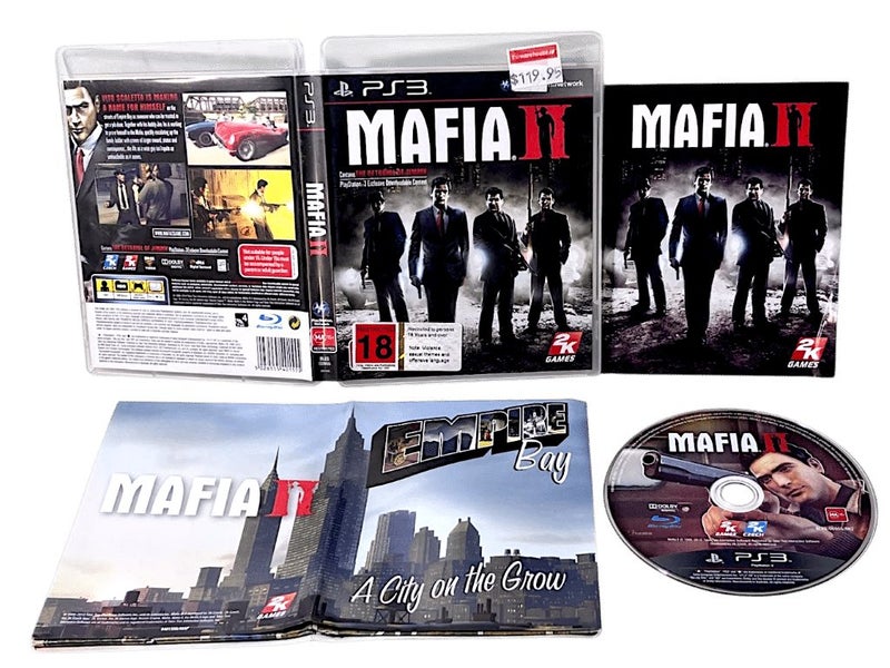 Mafia II (PS3 ORIGINAL PRINT) *COMPLETE w/ MAP & MANUAL* Carousel 1
