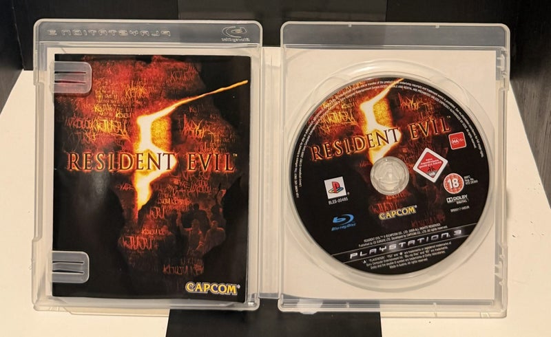 Resident Evil 5 PS3 PAL w/ Manual – $1 Reserve Carousel 3