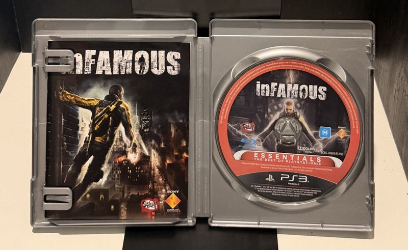 inFAMOUS Platinum PS3 PAL w/ Manual – $1 Reserve Carousel 3