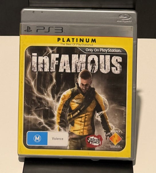 inFAMOUS Platinum PS3 PAL w/ Manual – $1 Reserve Carousel 1