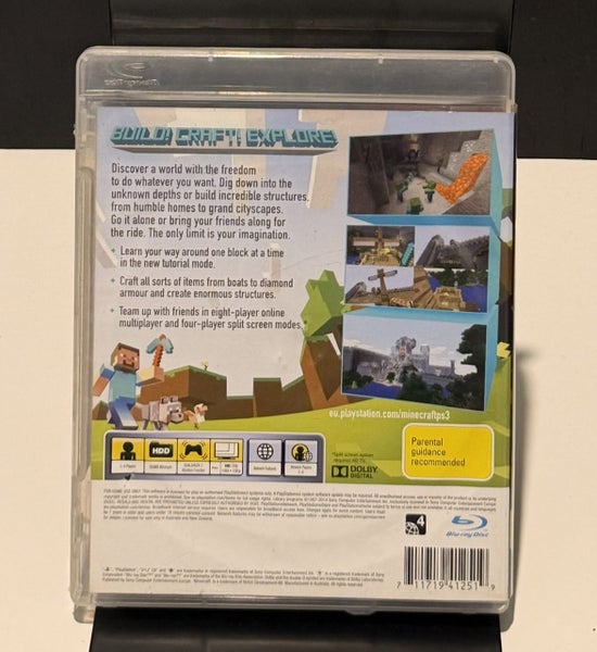 Minecraft PlayStation 3 Edition PS3 PAL – $1 Reserve Carousel 2