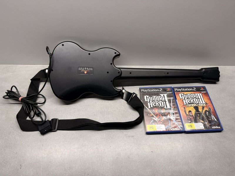 Guitar Hero PS2 Guitar + 2 Games – Guitar Hero II & III Carousel 5