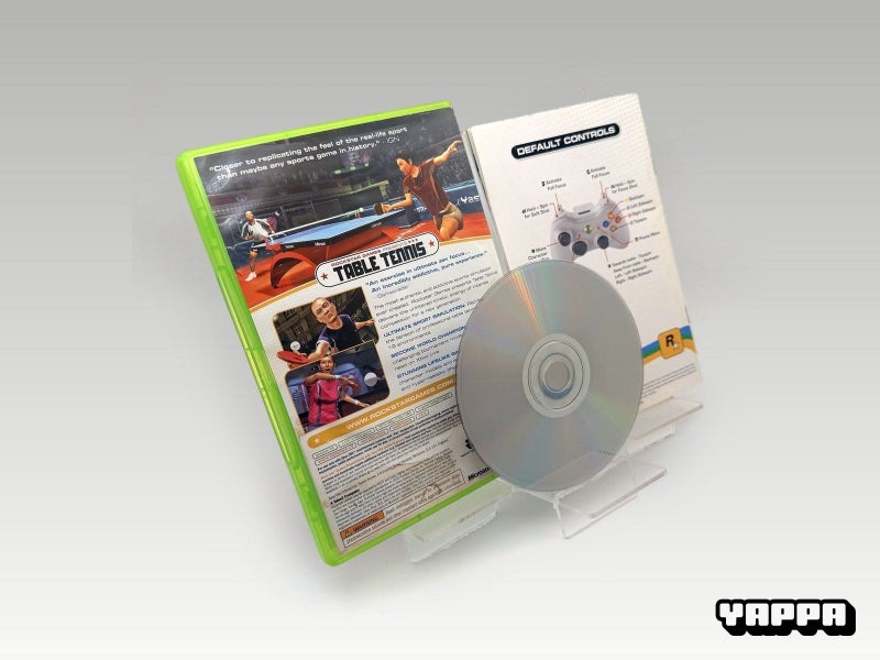 Xbox 360 • Table Tennis Rockstar Games Artwork Damage • CIB Carousel 2