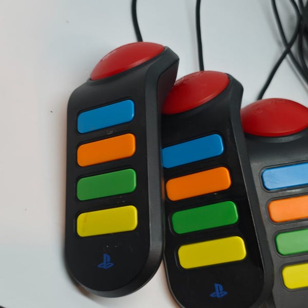 Official Sony PlayStation Buzz Wired Quiz Controllers Set of 4 USB PS2 PS3 Carousel 2