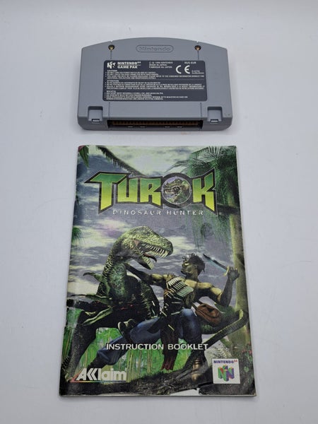 * -N64- Turok Dinosaur Hunter (Complete in Box) * Carousel 4