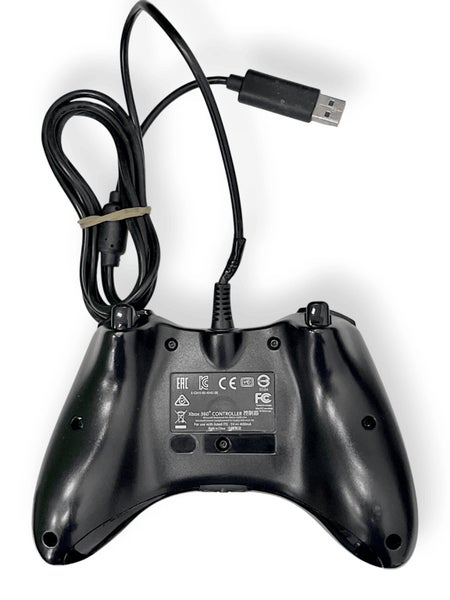 GENUINE Microsoft Xbox 360 SILVER WIRED CONTROLLER (Sticky Analog) Carousel 4