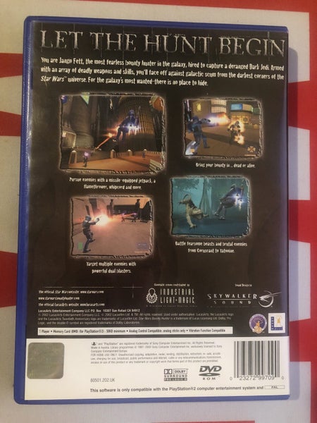 $1 res PS2 game Star Wars Bounty Hunter good condition Carousel 2