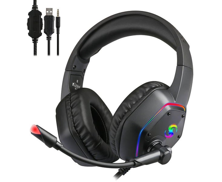 7.1 RGB LED Gaming Headset With HD Mic Noise Canceling For PC PS4 PS5 Xbox Carousel 1
