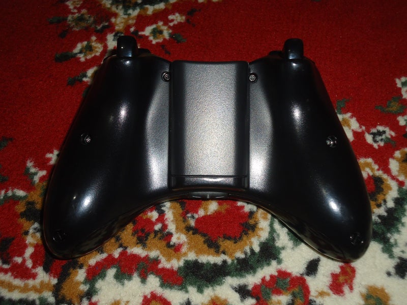 Official Microsoft Xbox 360 Wireless Controller - (Black on Black)... Carousel 5