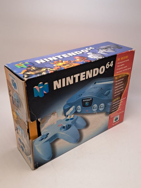* N64 Nintendo 64 Console w/ Controller & Cables BOXED w/ Insert & Booklets! * Carousel 1